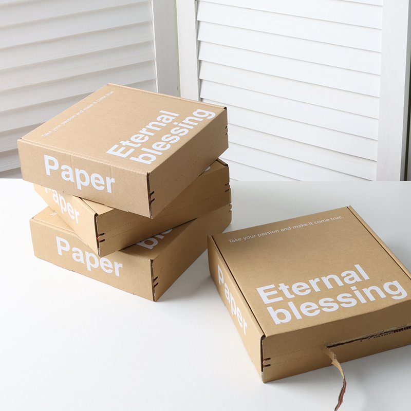 custom printed zipper corrugated packaging paper cardboard shipping box