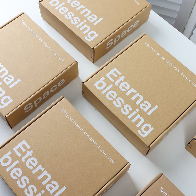 custom printed zipper corrugated packaging paper cardboard shipping box