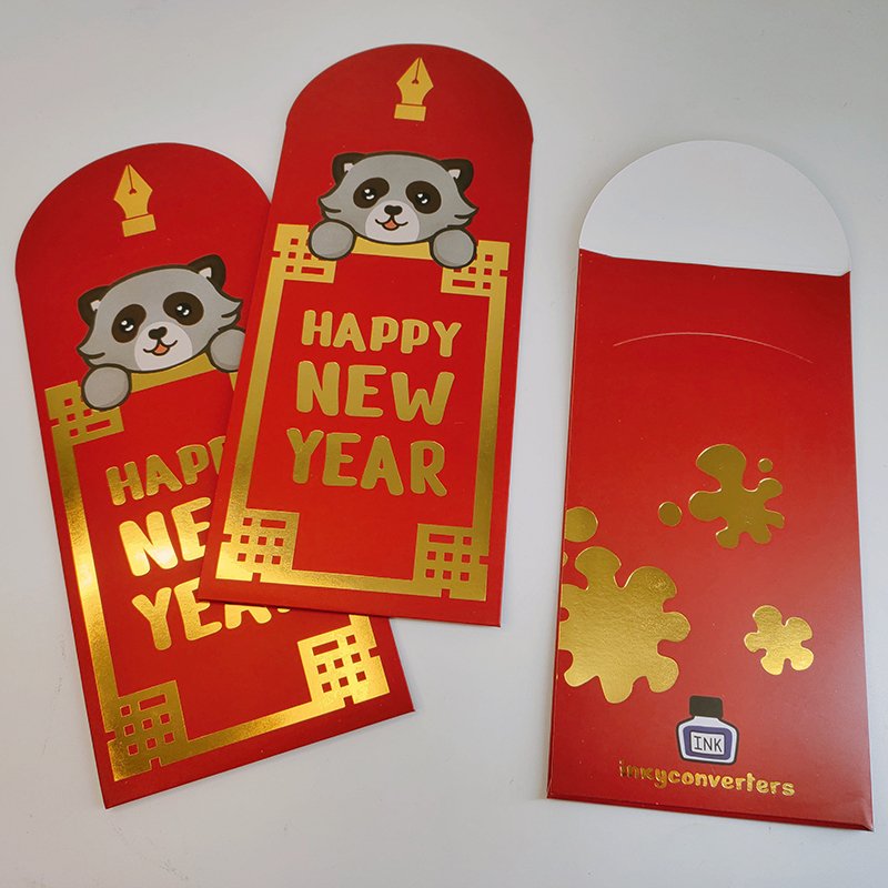 Pretty paper or transparent customized foil printable envelopes for packaging