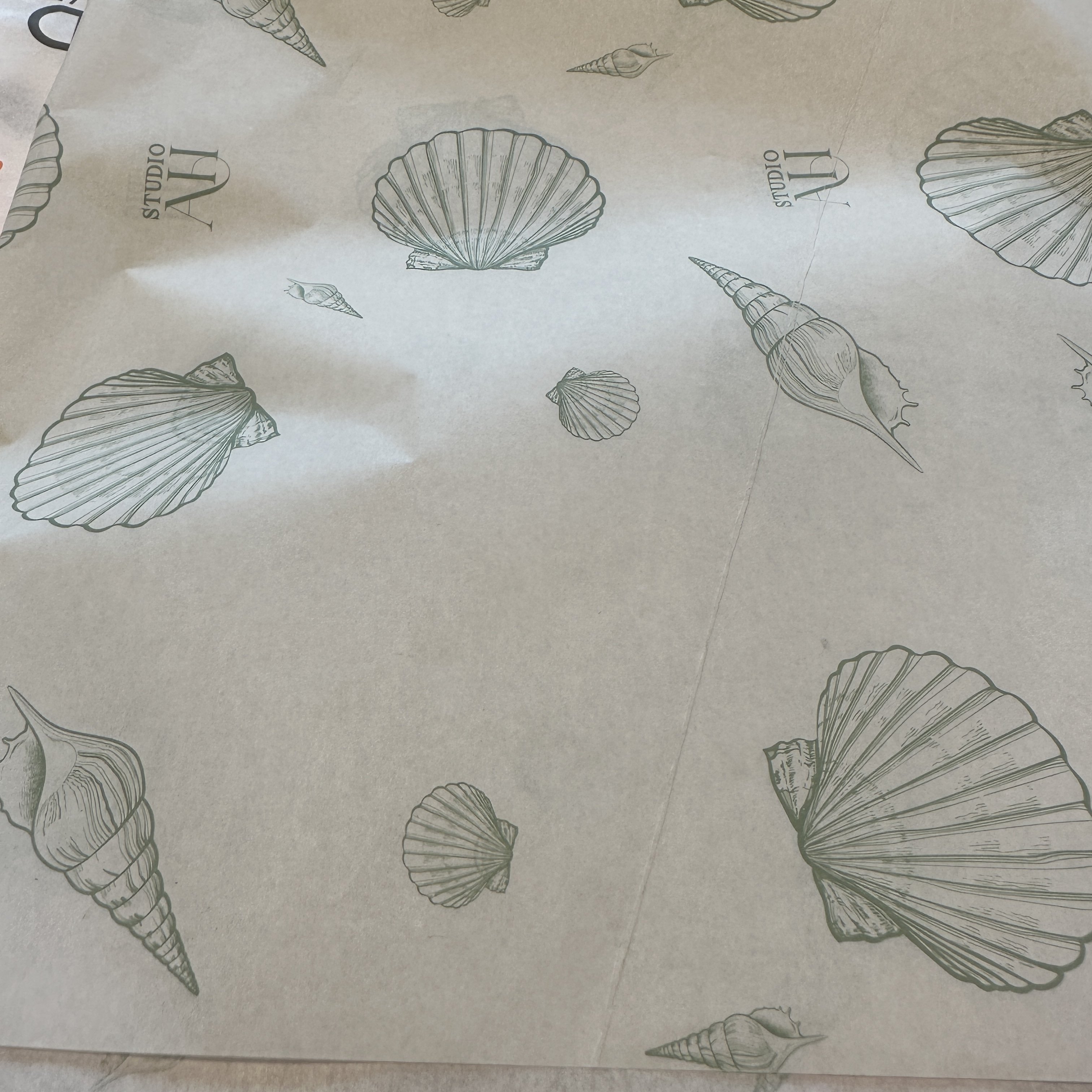 custom tissue paper gift wrapping paper with company logo garment packaging paper