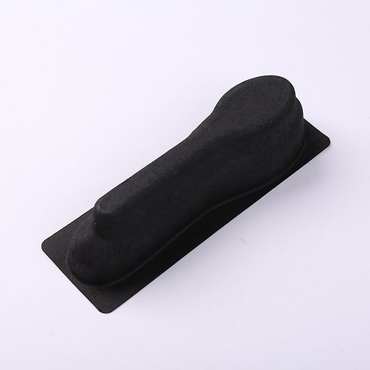 Custom Design Biodegradable Recycled Packing black Molded Pulp Kraft Packaging Paper Pulp Tray