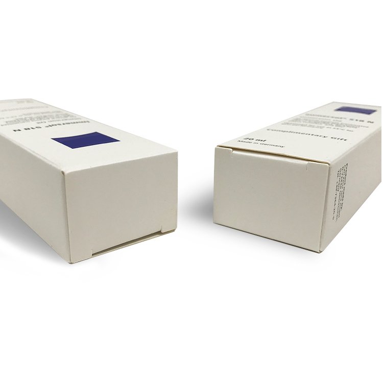 High Quality Low MOQ Packaging Boxes for Serums Cosmetics White Gift Box Package with Custom Logo Printed for Skincare Products