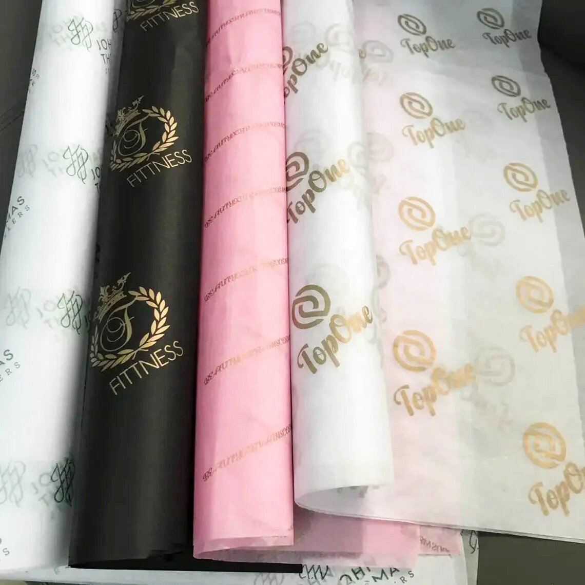Wholesale Custom Logo Packaging Paper Printing Luxury Gift Packing Business Name Branded Wrapping Tissue Paper