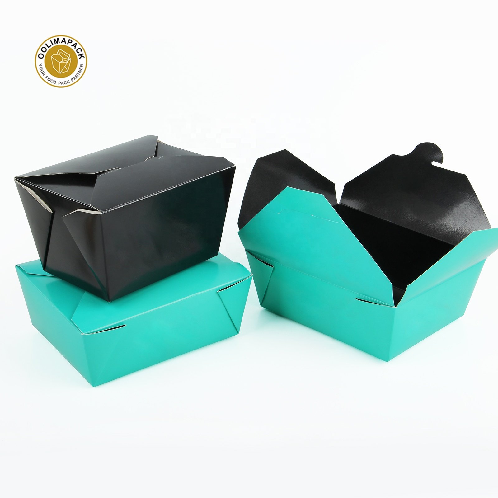 Biodegradable round bottom food container take away 26oz noodle box