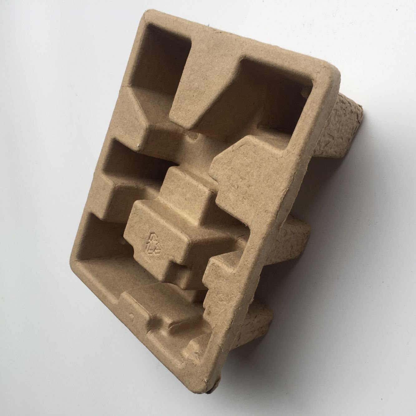 Biodegradable shipping tray molded pulp electronic product packaging tray pulp paper packaging tray manufacturer