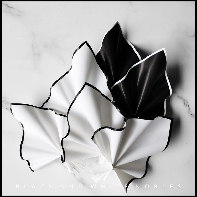 Fresh Flower Wrapping Paper square flower wrapping papers pure color waterproof bouquet packaging paper Florist Supplies