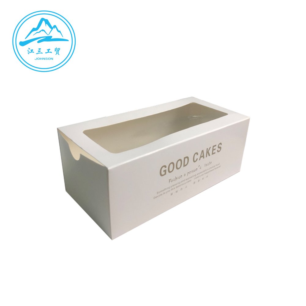 Customized Disposable Triangular Plastic Food Container Cake Slice Packaging Box with Transparent Lid puff