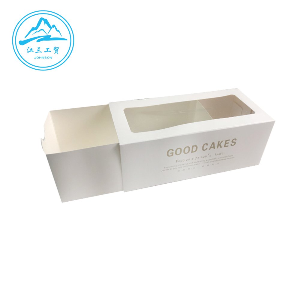 Customized Disposable Triangular Plastic Food Container Cake Slice Packaging Box with Transparent Lid puff