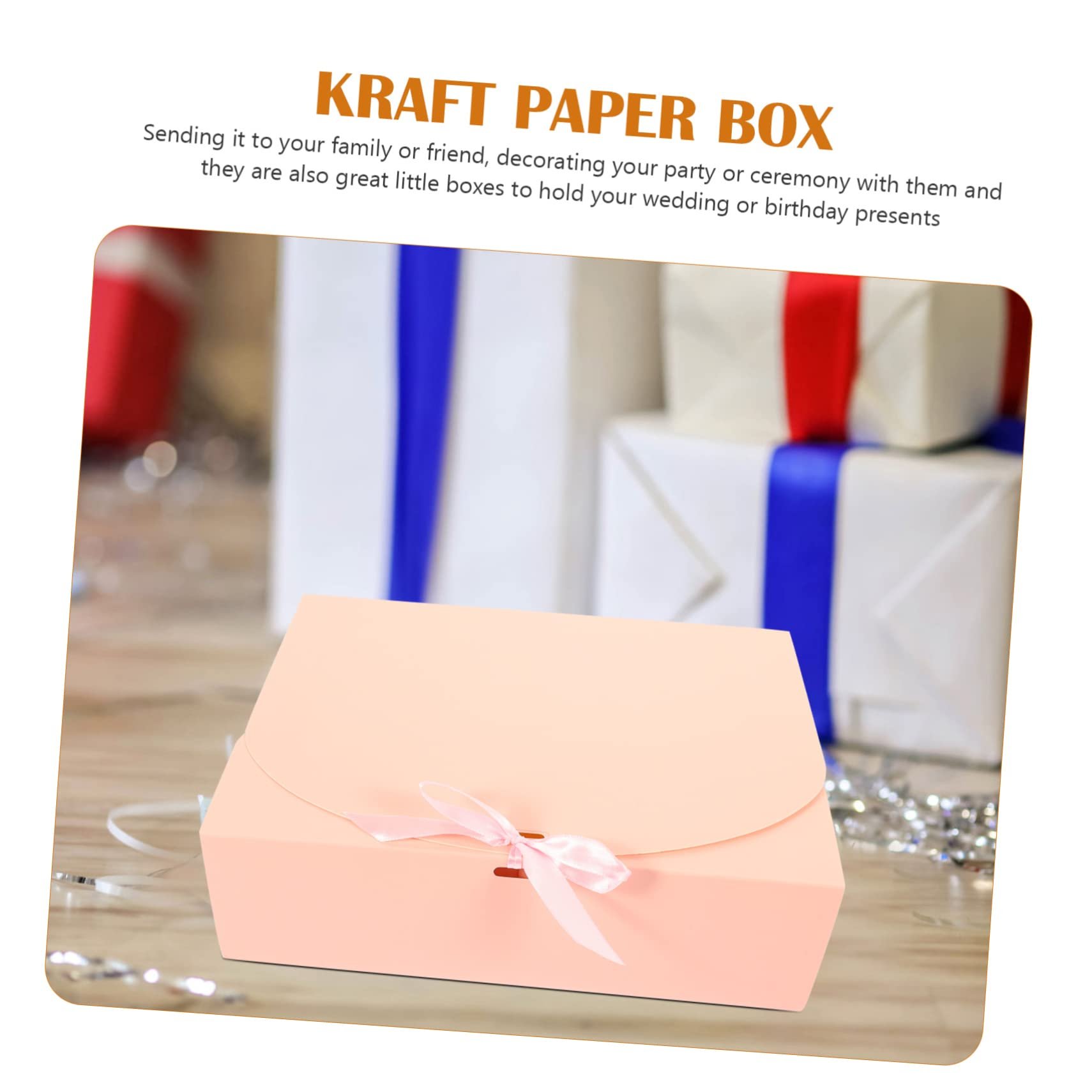 Wholesale Custom Kraft Paper Packaging Custom Logo Luxury Small Packaging Paper Gift Box For Wedding