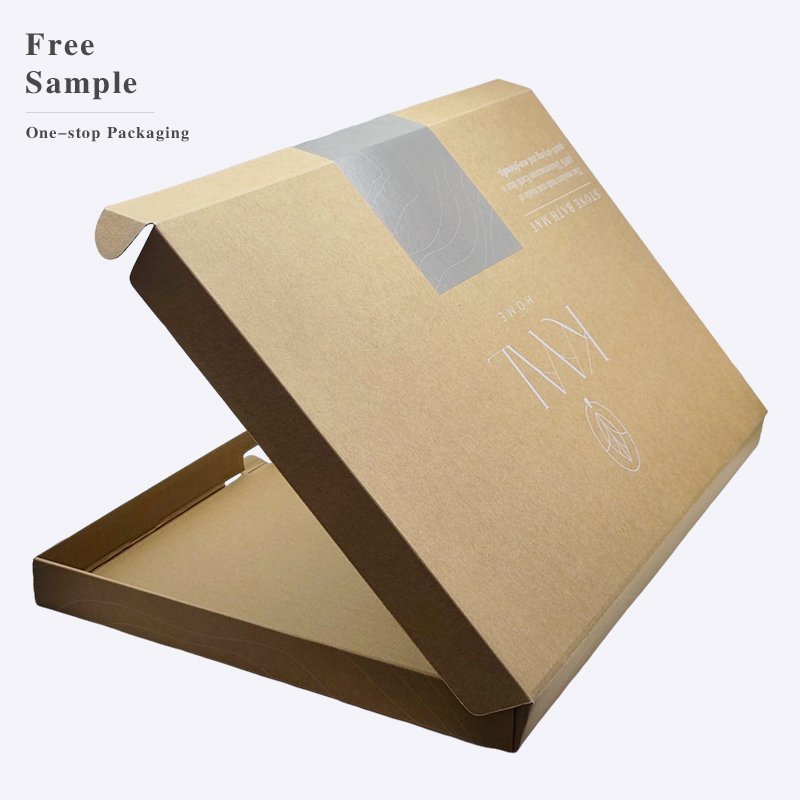Wholesale Custom Size Corrugated Cloth Mailer Paper Box Garment Kraft Shipping Packaging Boxes With Cards And Logo Packaging