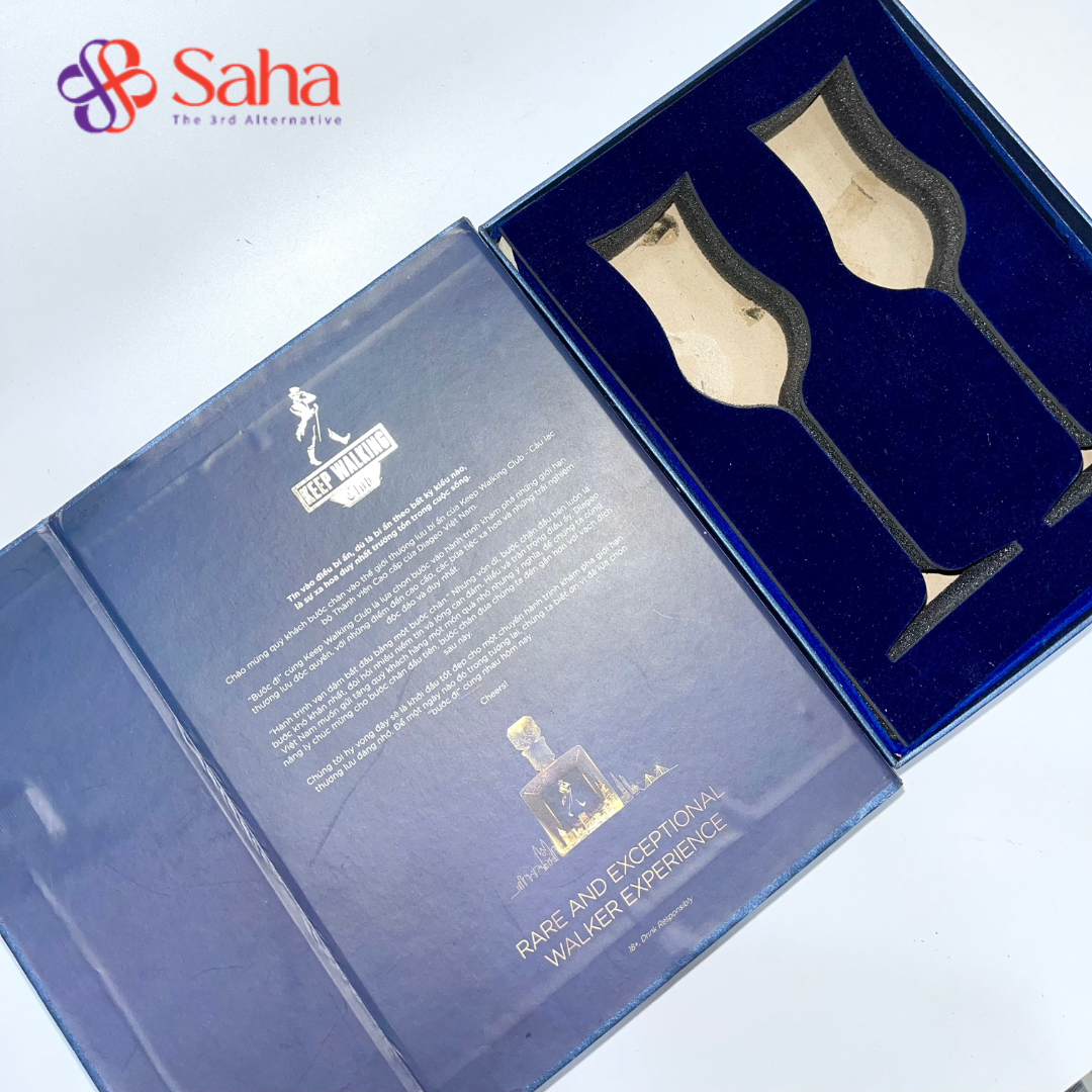 Custom Logo Information Luxury Wine Bottle Glass Rigid Cardboard Packaging Paper Gift Box With Lid And Based