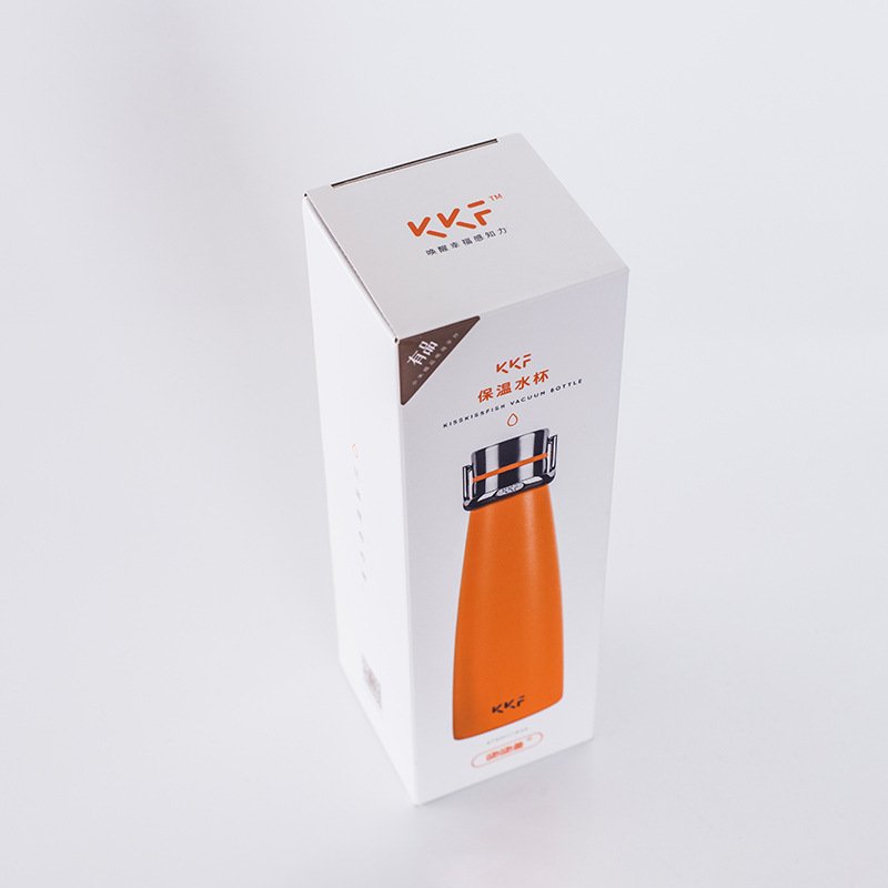 Customized Logo Printing on Corrugated Cardboard Boxes for Daily Necessities Insulated Water Cup Packaging Paper Box