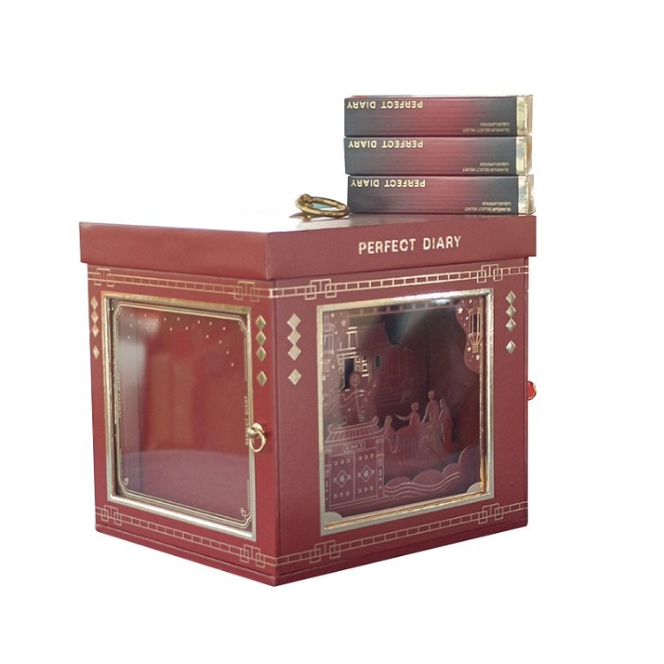 STPP Customized printing luxury magnetic packaging cosmetic box for lipstick sets packaging box