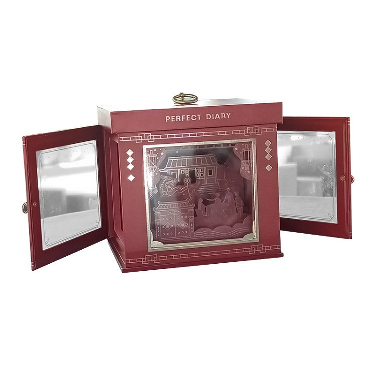 STPP Customized printing luxury magnetic packaging cosmetic box for lipstick sets packaging box