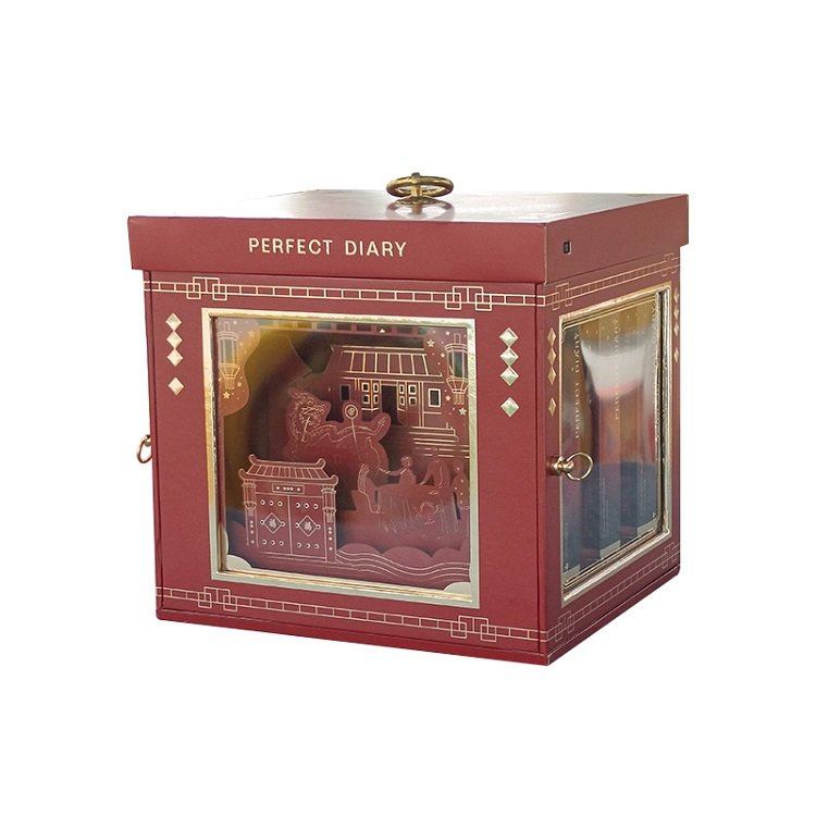 STPP Customized printing luxury magnetic packaging cosmetic box for lipstick sets packaging box