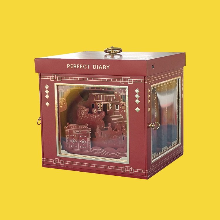 STPP Customized printing luxury magnetic packaging cosmetic box for lipstick sets packaging box