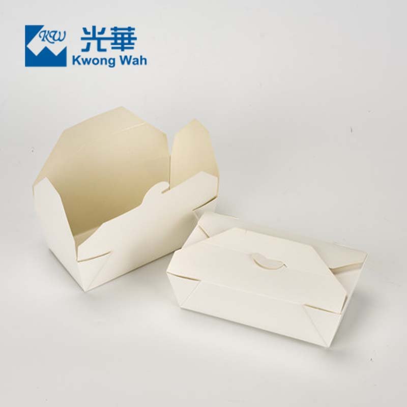 Hot sale rectangle biodegradable takeaway paper boxes packaging cardboard fast food boxes