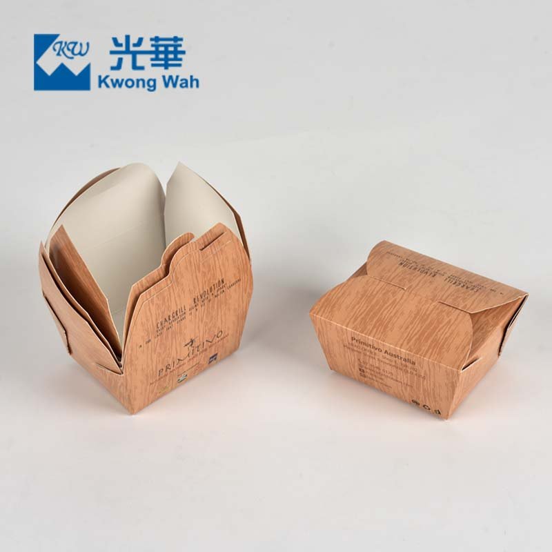 Hot sale rectangle biodegradable takeaway paper boxes packaging cardboard fast food boxes