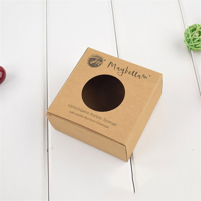 Eco-friendly Custom Logo Cheap Kraft Paper Soap Gift Packaging Box Small Homemade Soap Boxes Packaging With Window