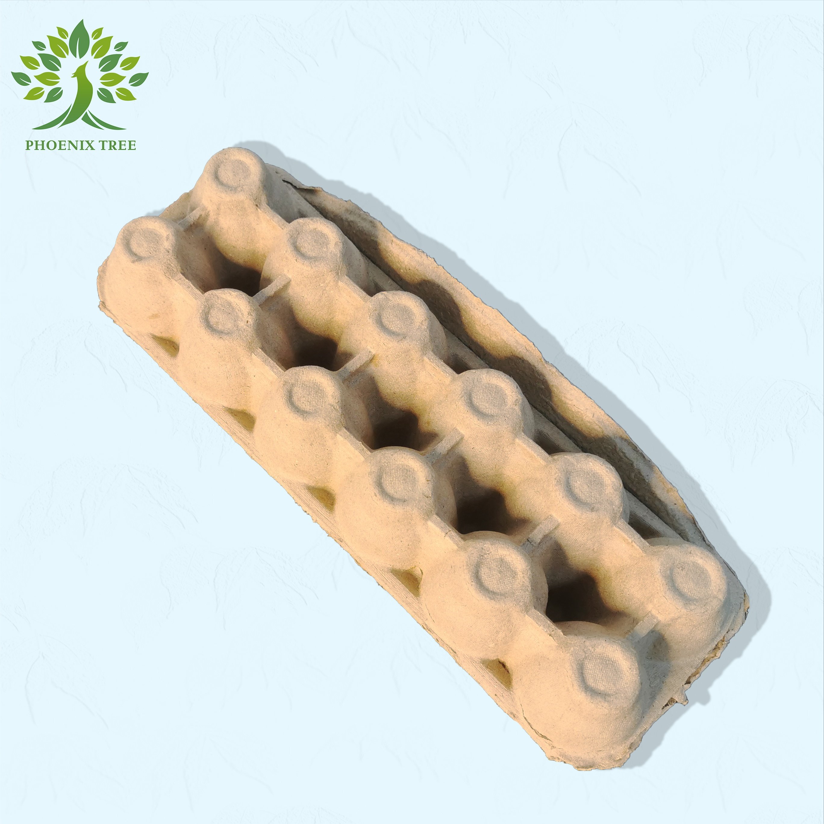 Biodegradable 10 egg carton paper cardboard egg cartons pulp customized egg crate