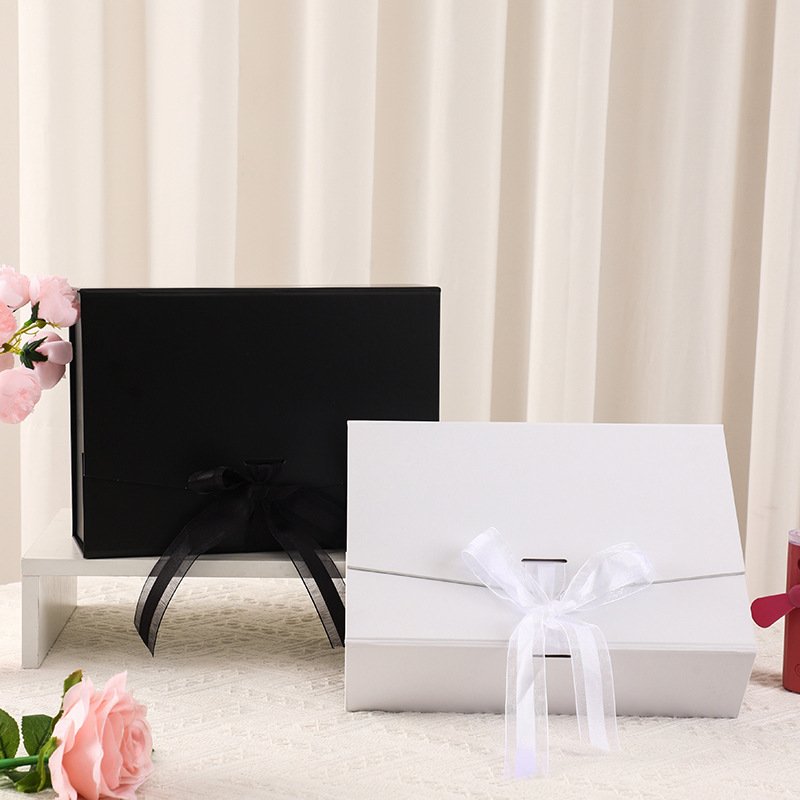 Wholesale Luxury Eco Friendly Beauty Hair Extensions Magnetic Closure Gift Paper Folding Box Packaging