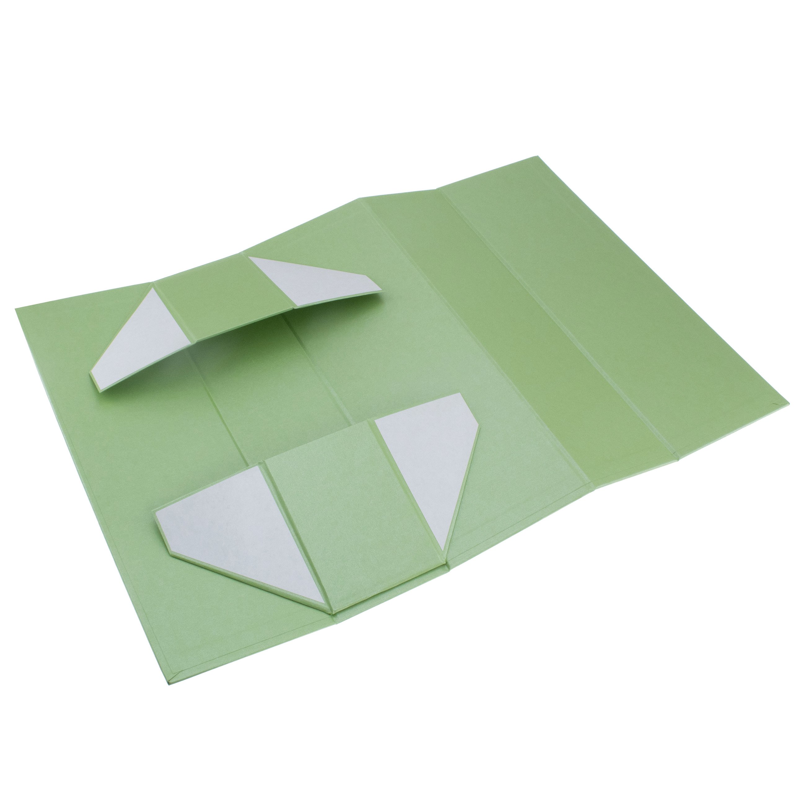 Custom logo luxury flat pack rigid magnetic folding cardboard packaging paper gift box