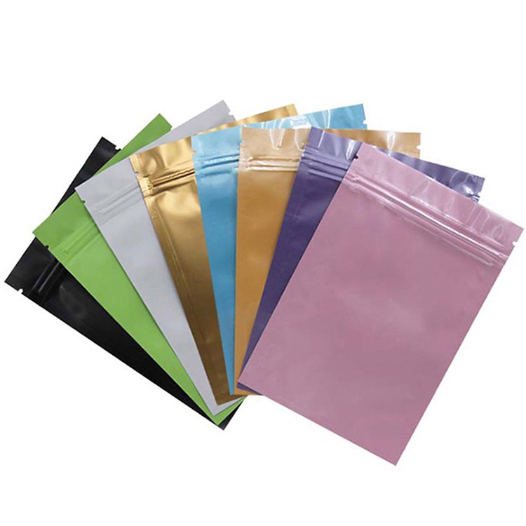 Mini Sample Bags Heat Sealable Mylar Pouches Powdered Products Packages