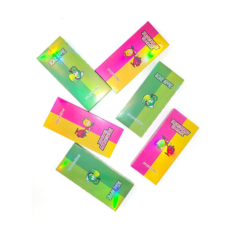 Fancy Custom Holographic Chocolate Box Chocolate Bar Packaging Chocol Bar Box Gift Box Food Customized Rectangle Silver Paper