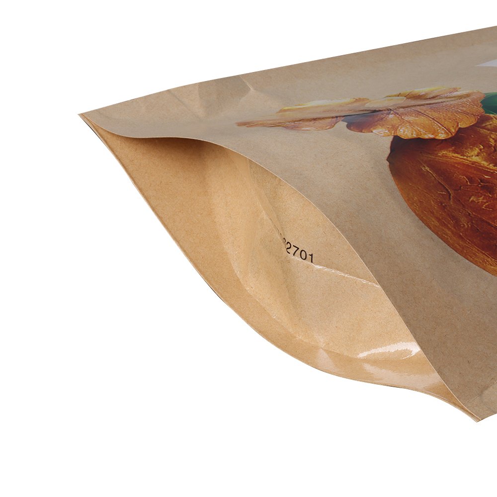 Food Packaging Bags Tea Dried Fruit Snacks Kraft Paper Bags Beef Jerky Sealed Bags