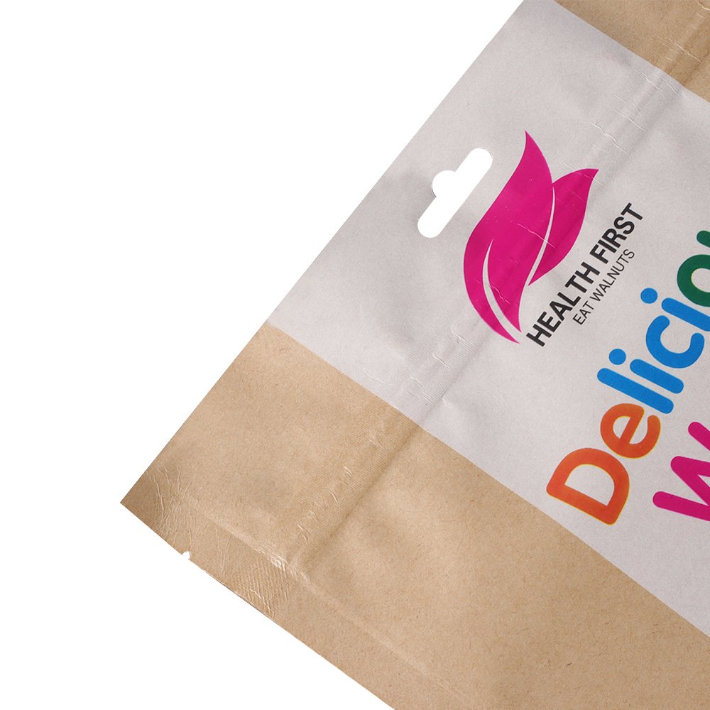 Food Packaging Bags Tea Dried Fruit Snacks Kraft Paper Bags Beef Jerky Sealed Bags