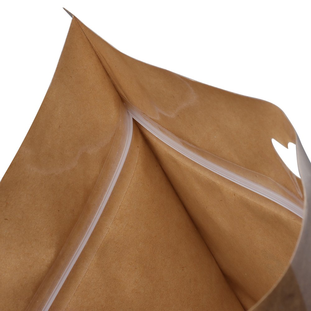 Food Packaging Bags Tea Dried Fruit Snacks Kraft Paper Bags Beef Jerky Sealed Bags