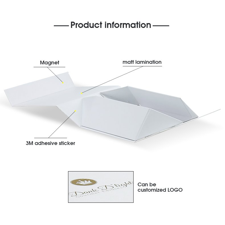 Wholesale Custom Logo Printed Sample Folding Gift box Packaging with ribbon