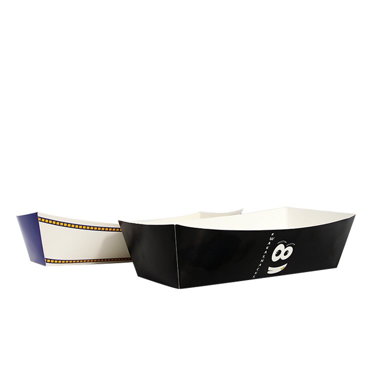 Hot Design Salad Hamburger Small Paper Box Matt Lamination Food Containers Biodegradable Lunch Box Foldable Packaging Box