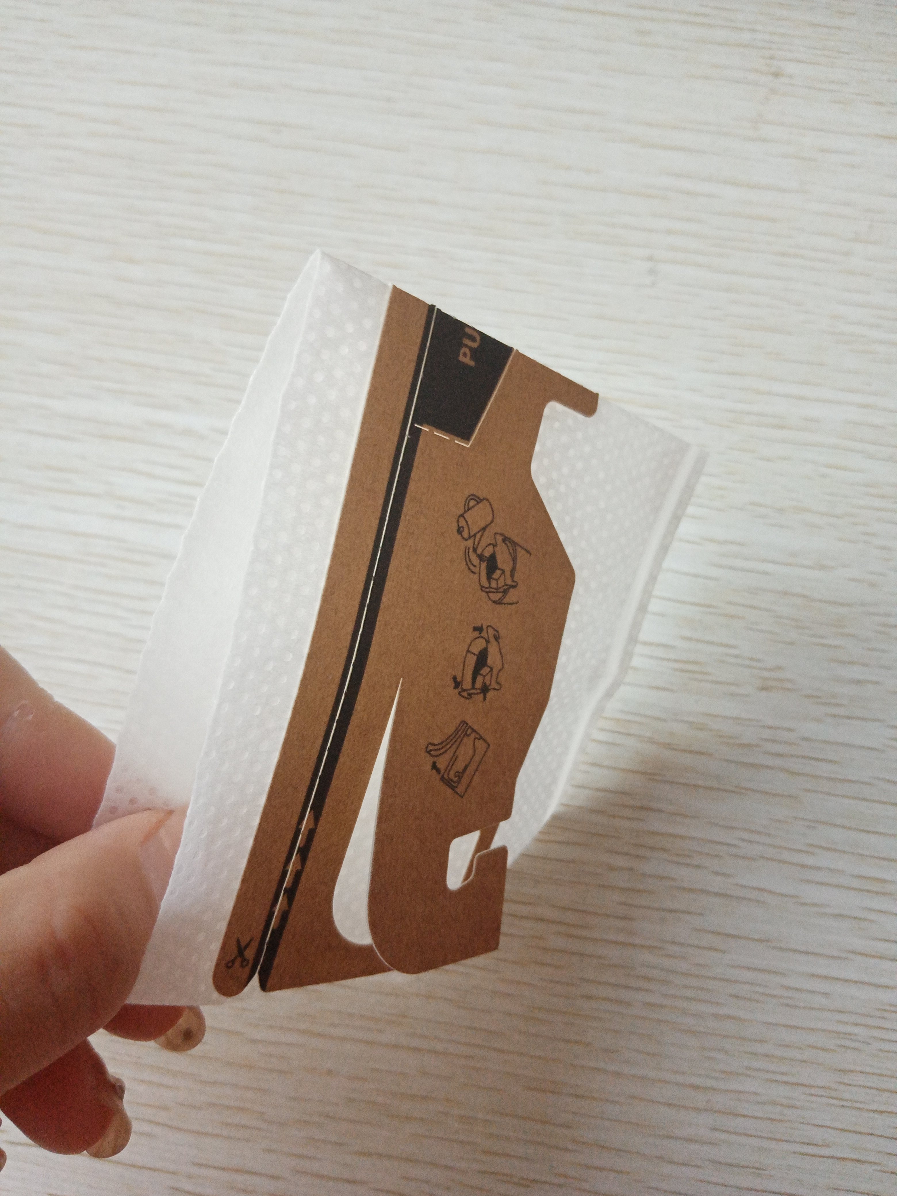 New design portable coffee filter paper bag rectangle non-woven filter hanging ear coffee drip bag coffee filter bag