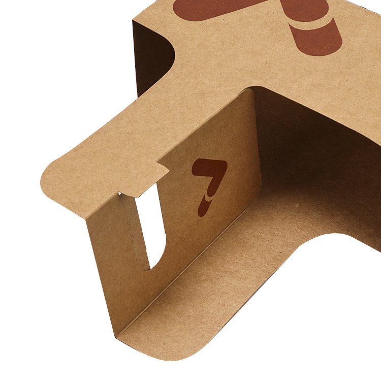 Eco Friendly Custom logo Kraft Paper To Go Coffee Cup Drink Carriers 2 4 6 Pack Paper Cup Holder with Handle
