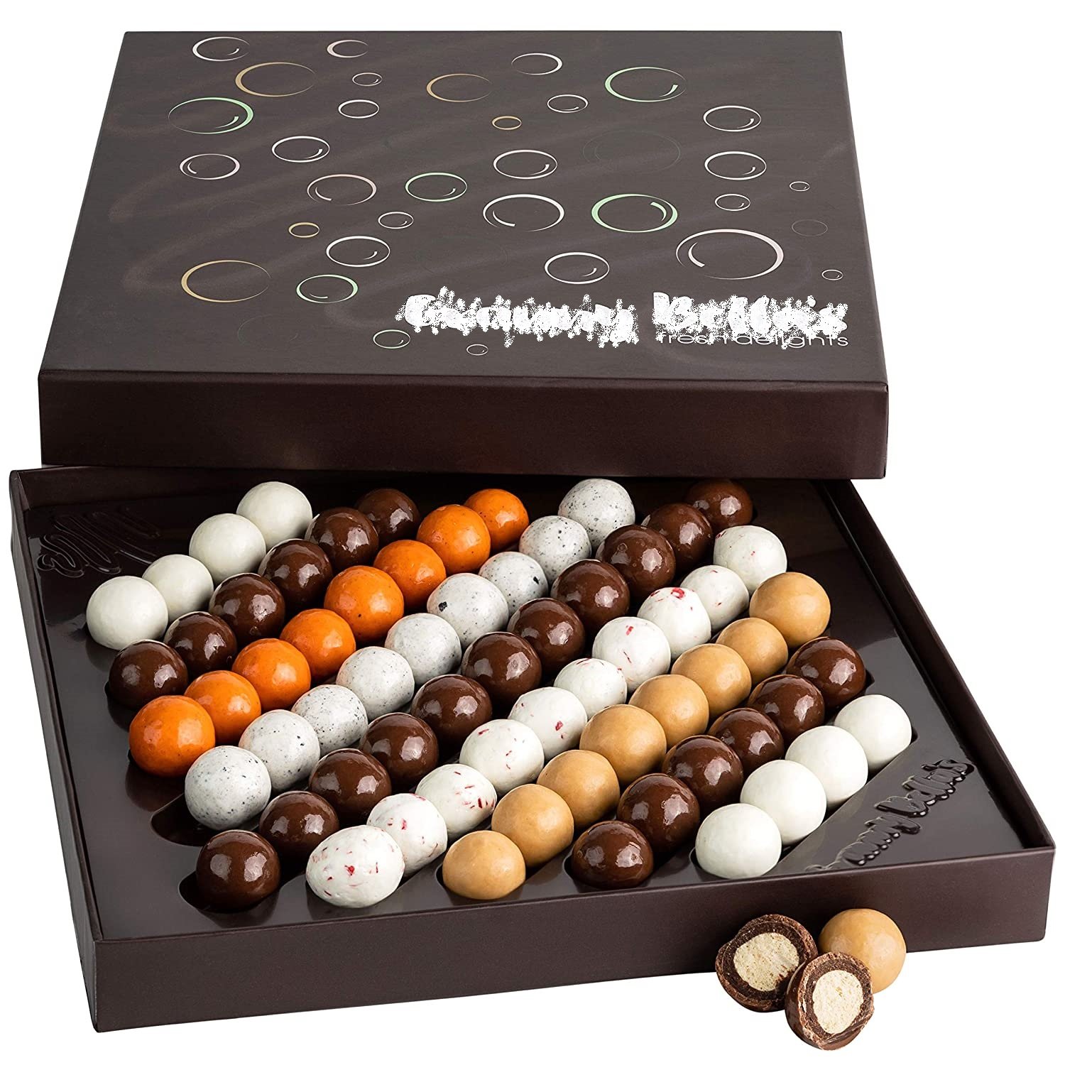 Factory Luxury Ramadan Eid Chocolate Gold Foil Engraved Chocolate Dates Packaging Middle East Box