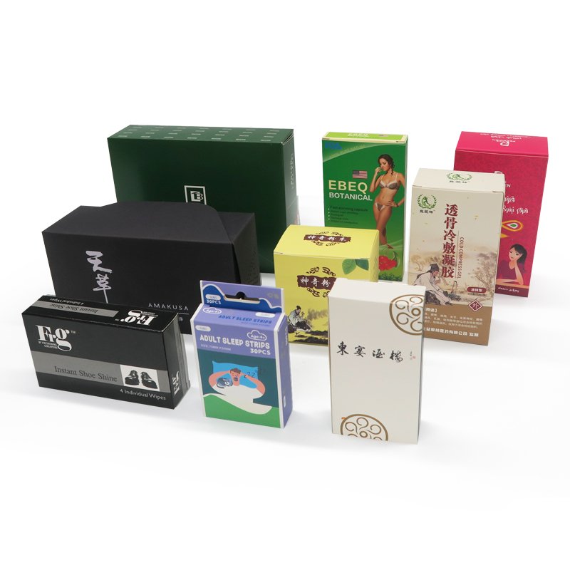 Custom packaging paper box small color boxes printing OEM kraft craft coated paper box eco friendly