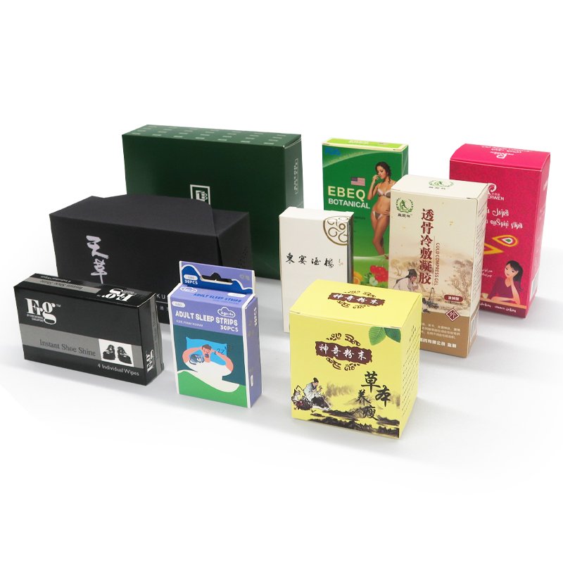 Custom packaging paper box small color boxes printing OEM kraft craft coated paper box eco friendly