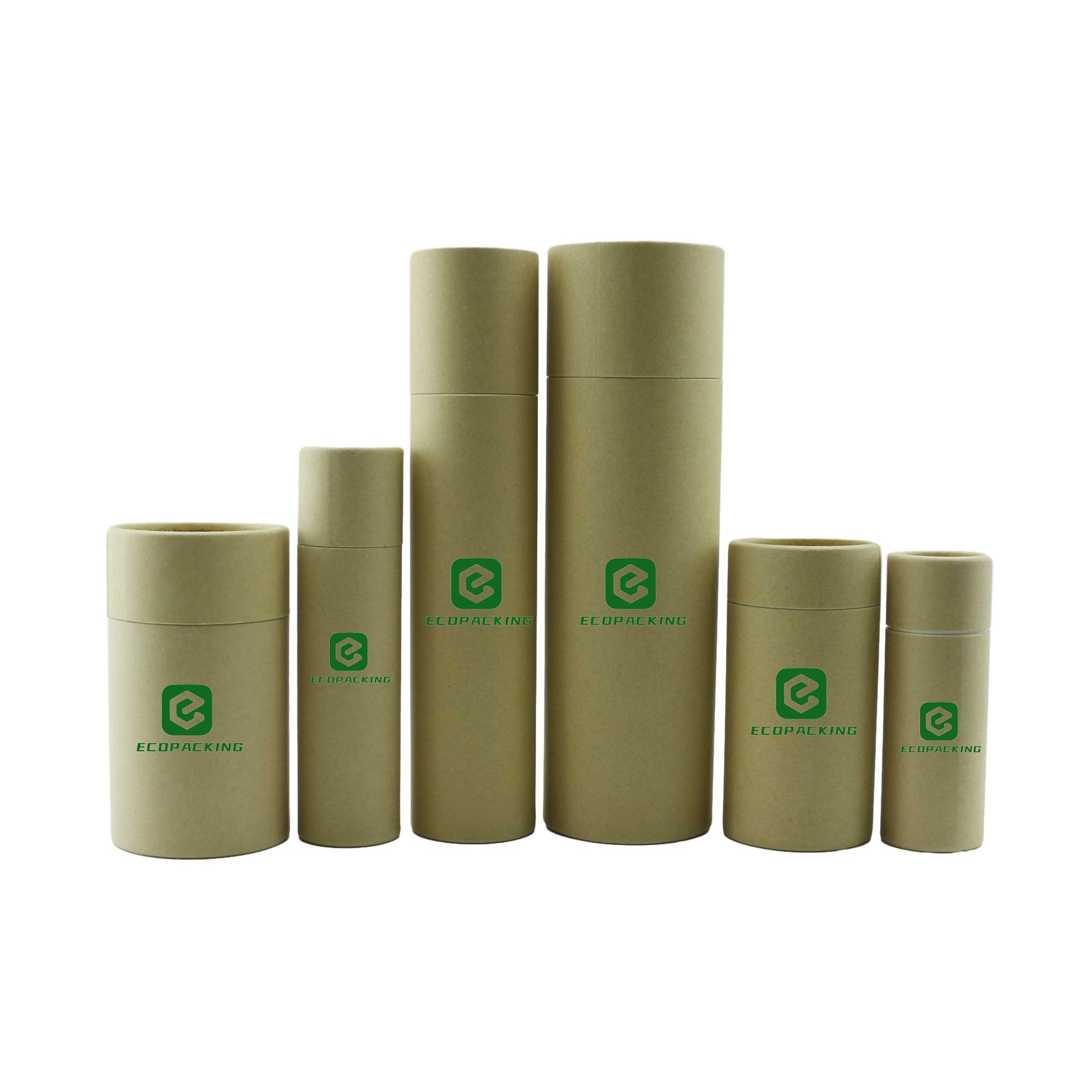 High quality Biodegradable eco friendly food grade kraft cardboard cylinder box tea paper tube packaging