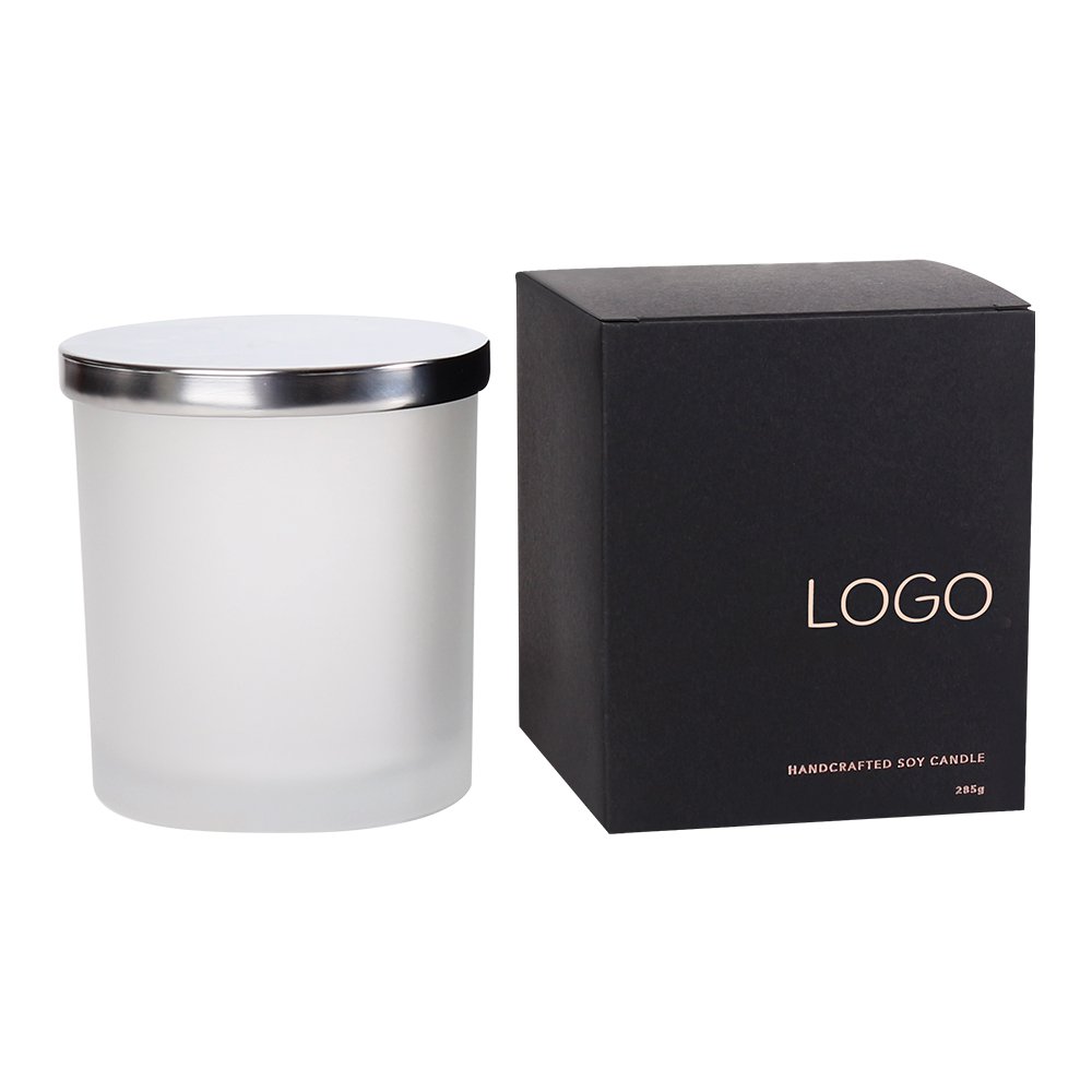 Glossy Lamination Logo Custom Craft Gift Recyclable Cardboard Paper Candle Box Packaging