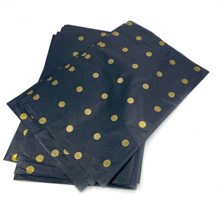 Custom tissue paper eco friendly One Side Printing Kraft Wrapping Gift Wrapping Paper