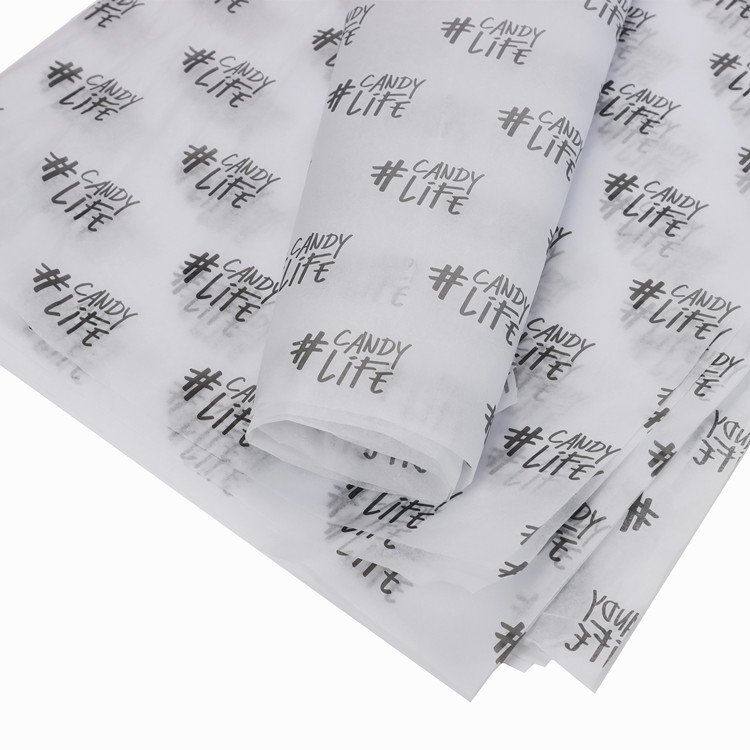 Custom tissue paper eco friendly One Side Printing Kraft Wrapping Gift Wrapping Paper