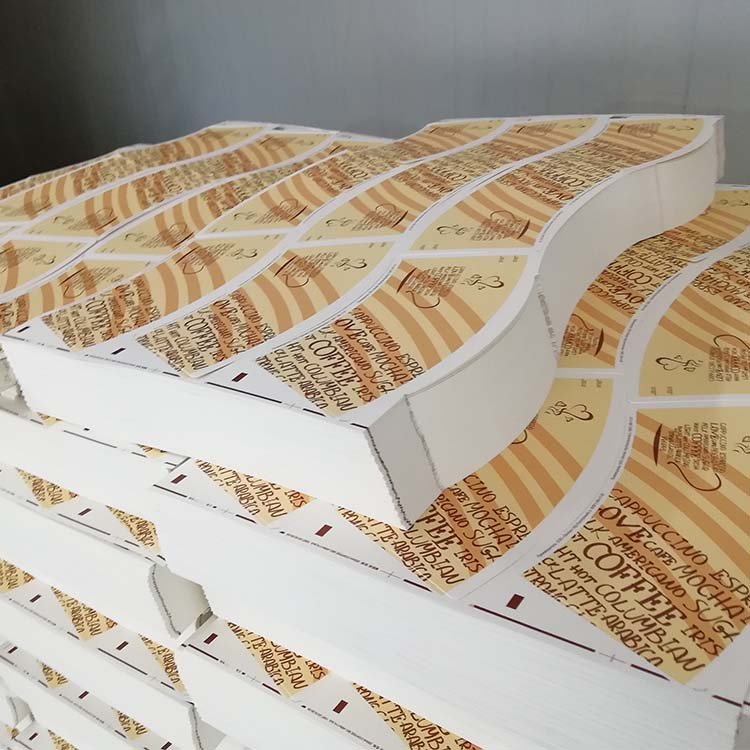 Wholesale Custom PE Coated 100% Biodegradable Craft Paper Cup Virgin Wood Pulp Cup Fan for Making Beverage Cups