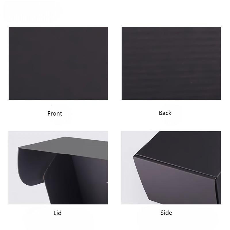 Black Corrugated Paper Packaging Box Wholesale Custom Printed Size Logo Shipping Mailer Paper Boxes