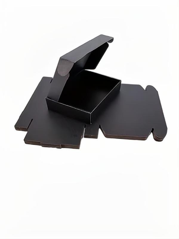 Black Corrugated Paper Packaging Box Wholesale Custom Printed Size Logo Shipping Mailer Paper Boxes