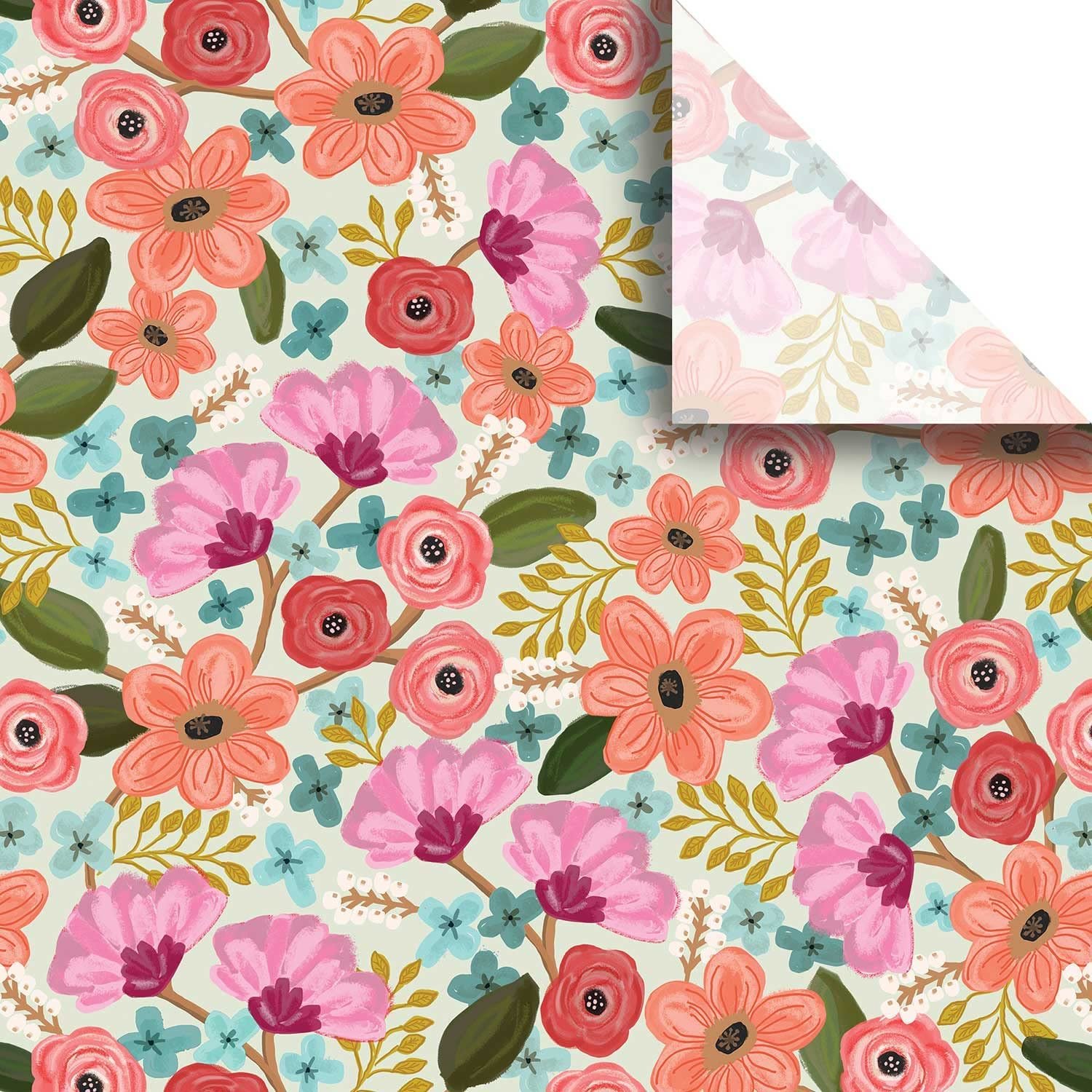 Factory Direct Sale Floral Wrapping Tissue Paper Specialty Paper Gift Wrapping Paper