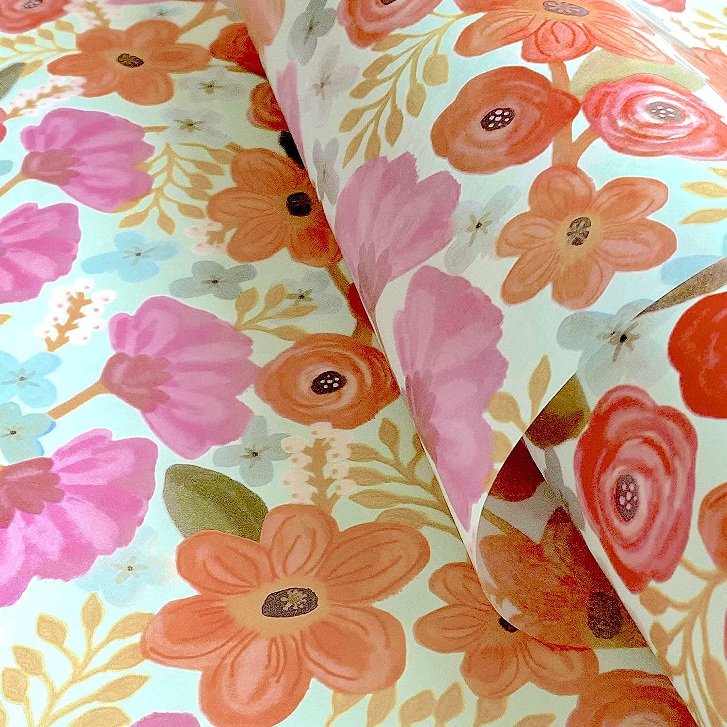 Factory Direct Sale Floral Wrapping Tissue Paper Specialty Paper Gift Wrapping Paper