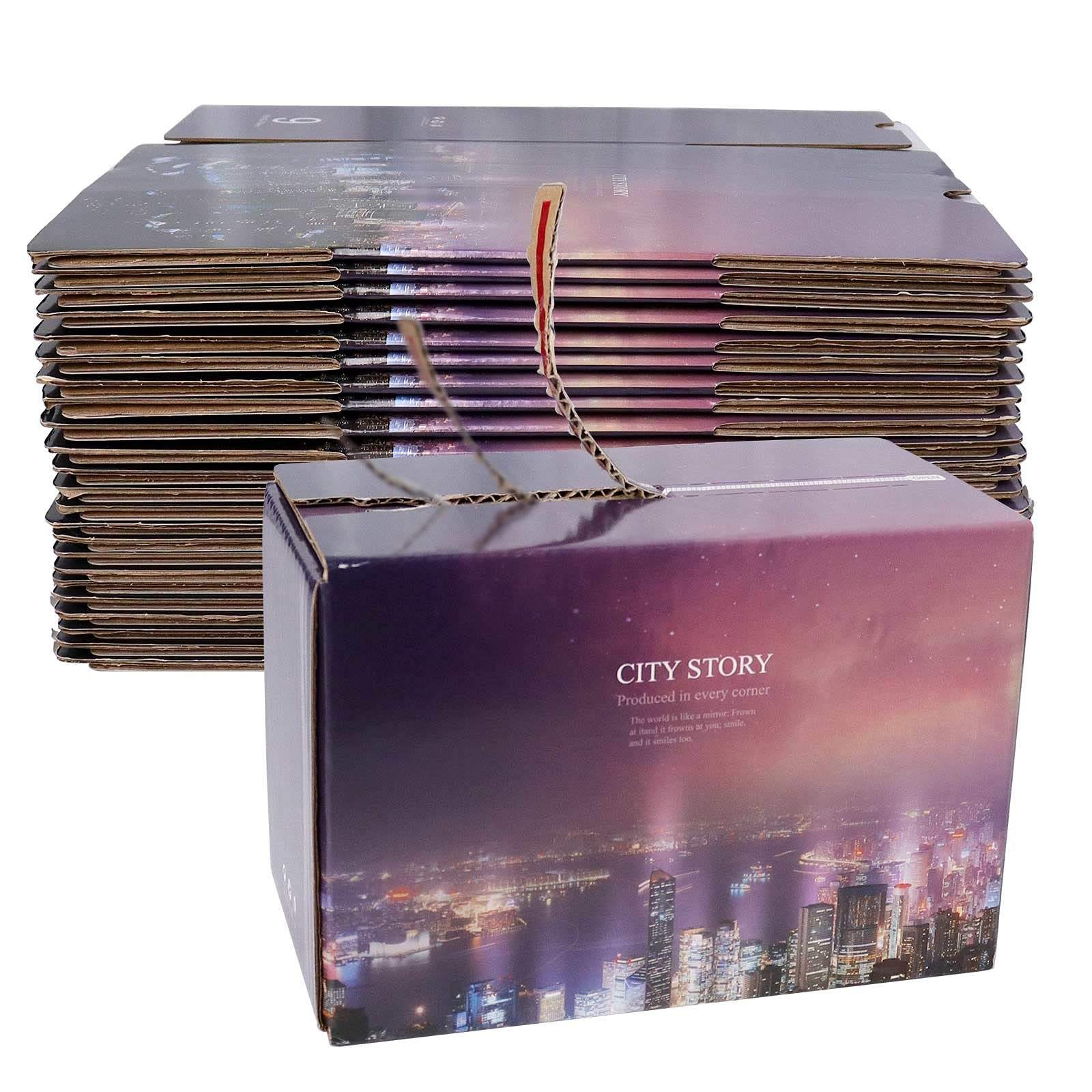 Corrugated Paper Boxes Recycled Cardboard Zipper Tear Packaging Shipping Box custom closing self stick zipper mailer box