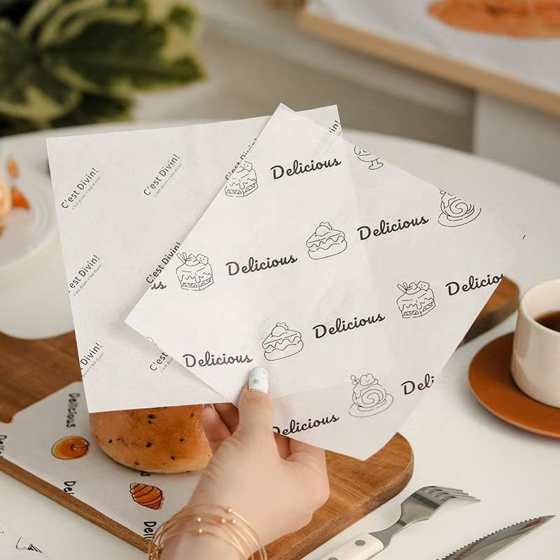 Hot Selling Cheap Price Hamburger Sandwich Pizza Wrapping Paper Custom Logo Printing Oil Proof Food Grade Wrapping Paper