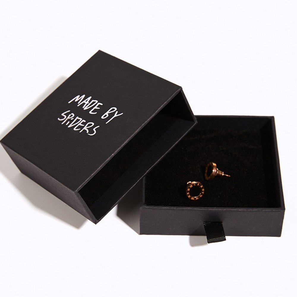 Drawer Jewelry Box Jewellery Packing Box Ring Pendant Necklace Bracelet Storage Carton Custom Jewelry Packaging